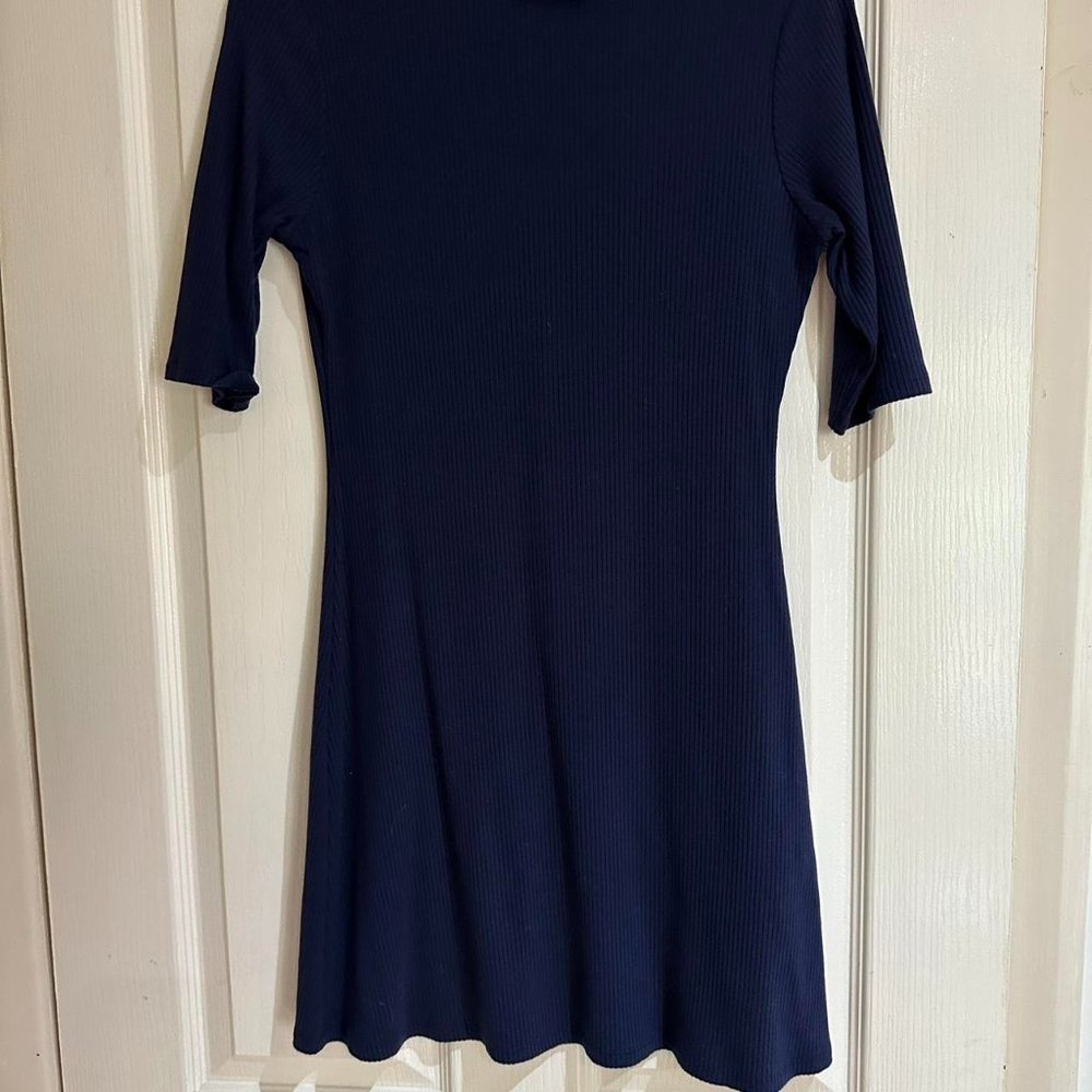 Reformation Womens Navy Dress